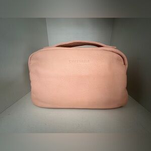 Wanderer’s Travel Co Travel The Monaco Bag Cosmetics Full Grain Leather Blush